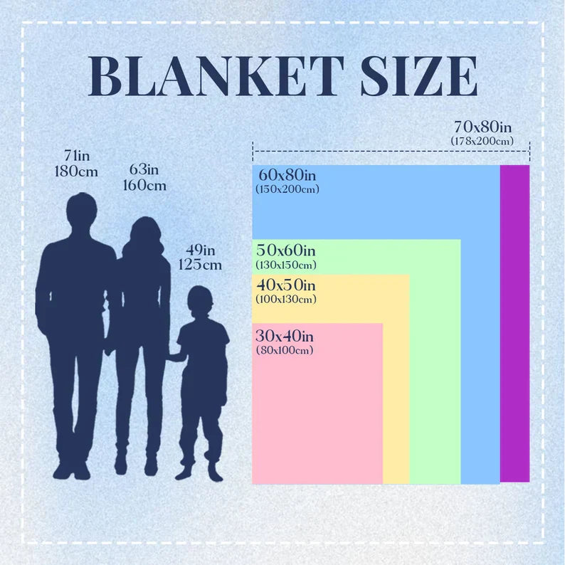 Custom Music and Photo Starlight Blanket A004