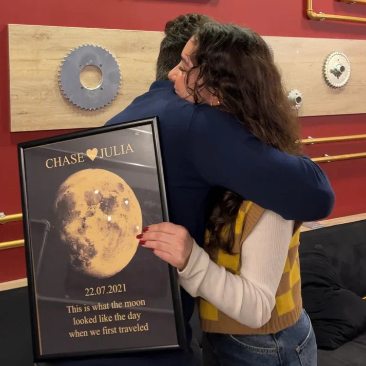 Custom Moon Phase Love Art Frame