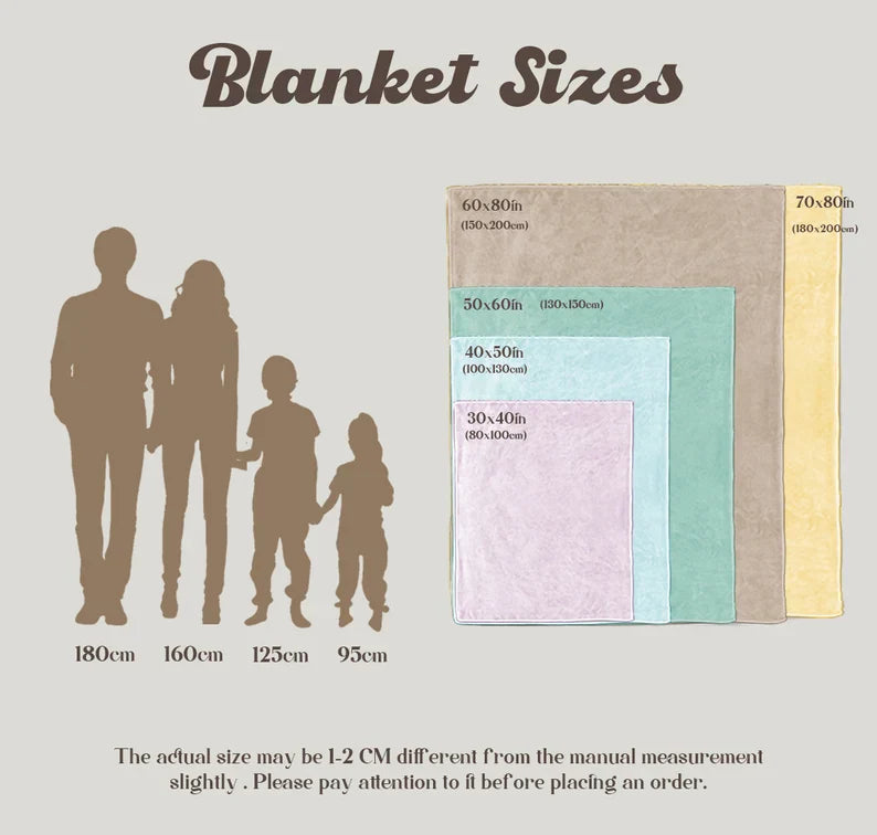 Personalized Photo Blanket – Family Gift
